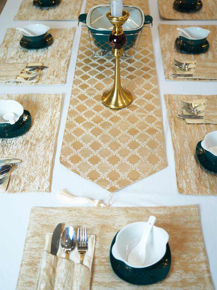 Elysian Gold Table Runner Set