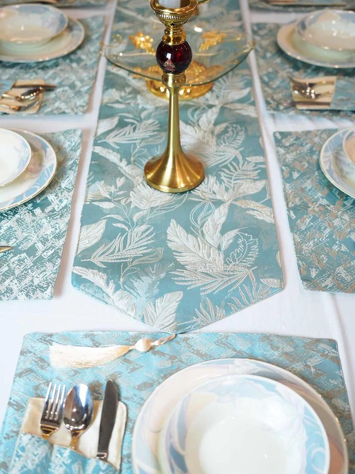 Imperial Seafoam Table Runner Set