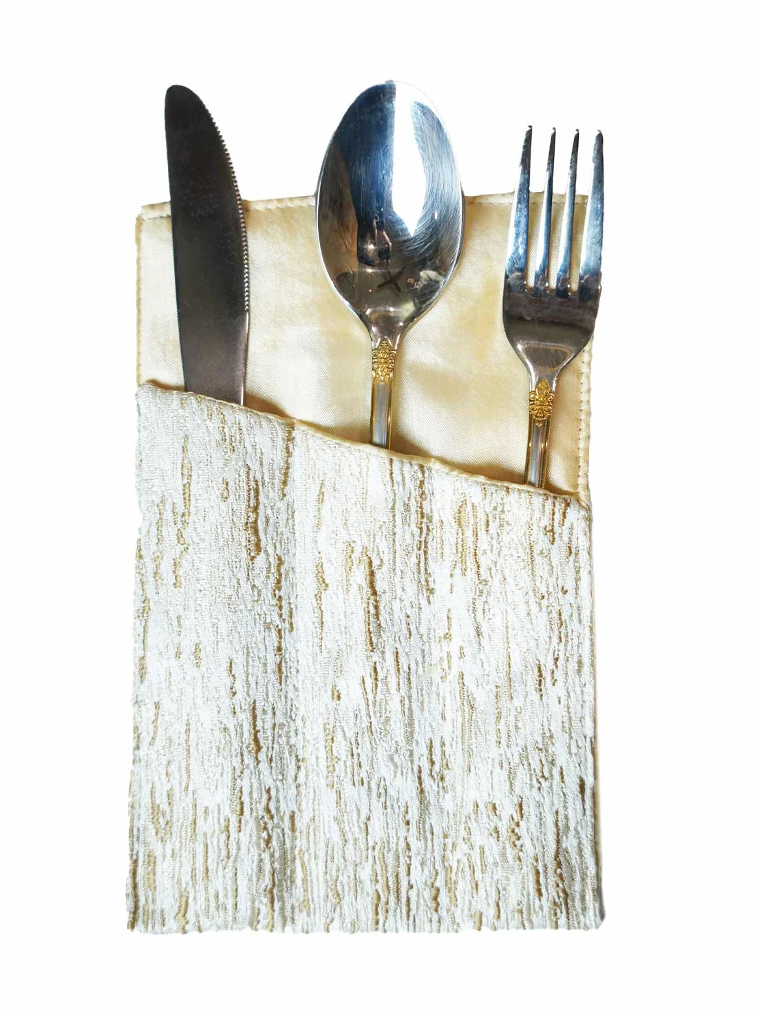 Luxury Thick Lined Damask Table Runner Set