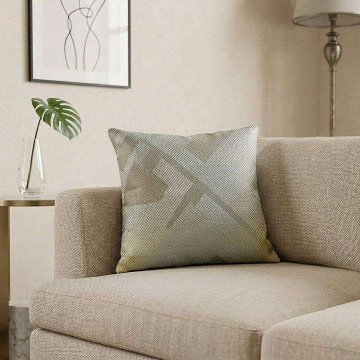 Matrix Platinum Green Cushion Cover