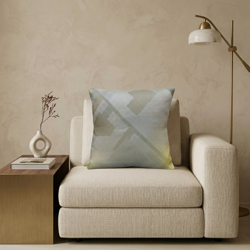 Matrix Platinum Green Cushion Cover