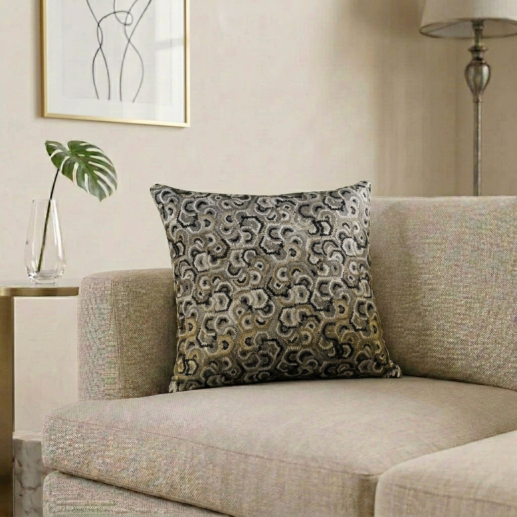 Black Monarch Cushion Cover