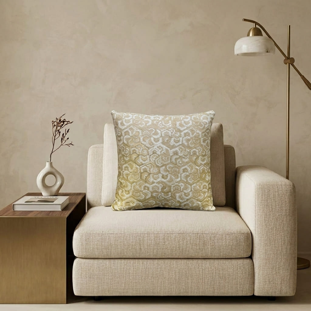 Petal Gold Cushion Cover