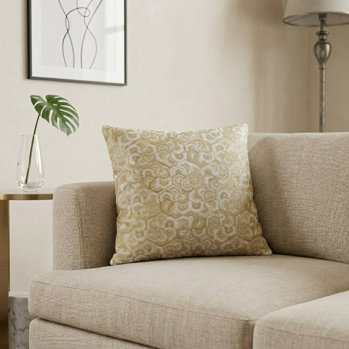 Petal Gold Cushion Cover