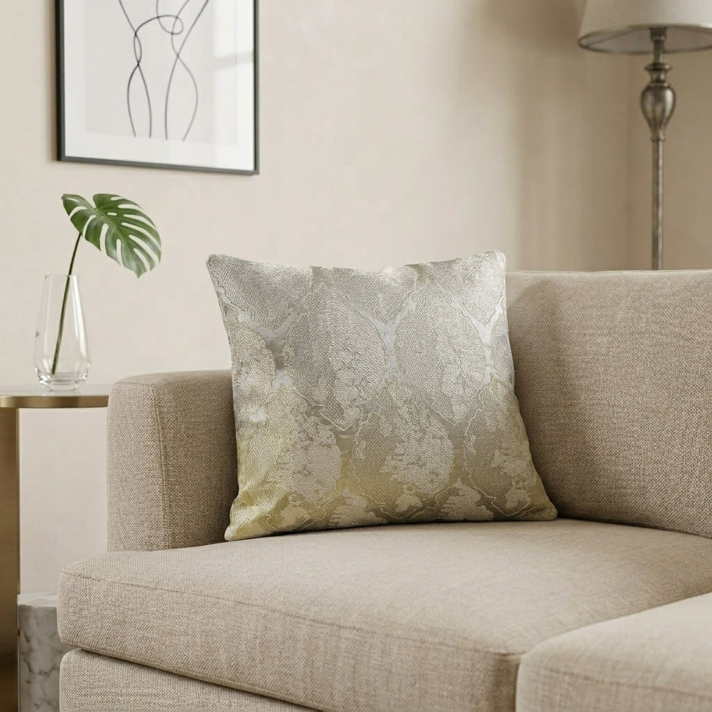 Silver Platinum Cushion Cover