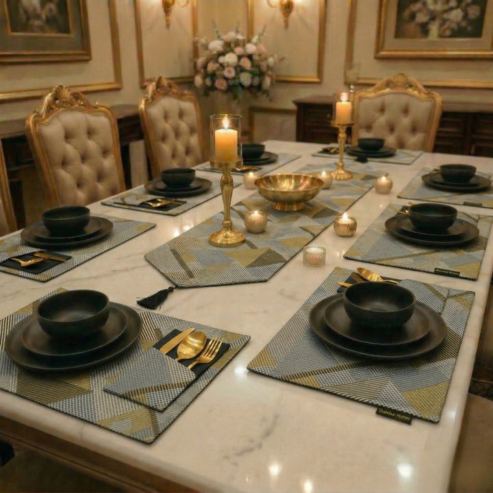 Zig Zag Table Runner Set