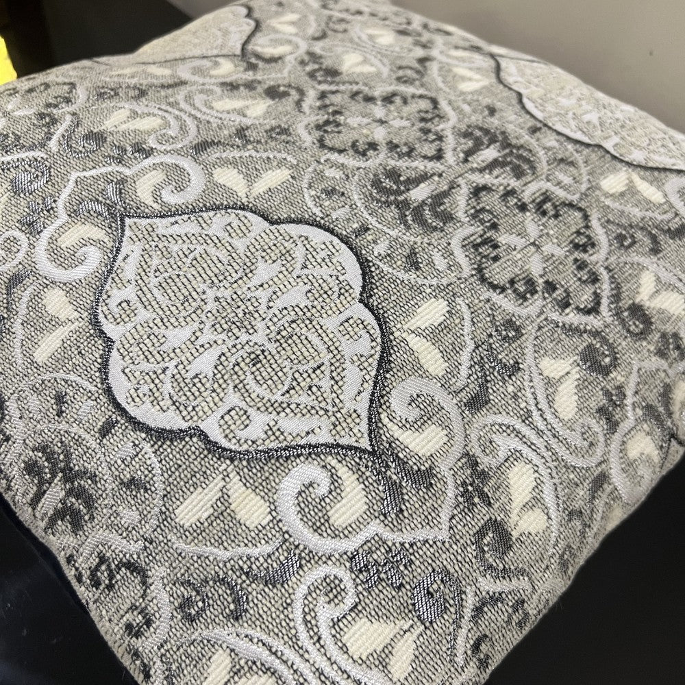 Velvet Grey Cushion Cover