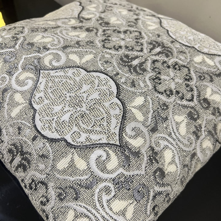 Velvet Grey Cushion Cover