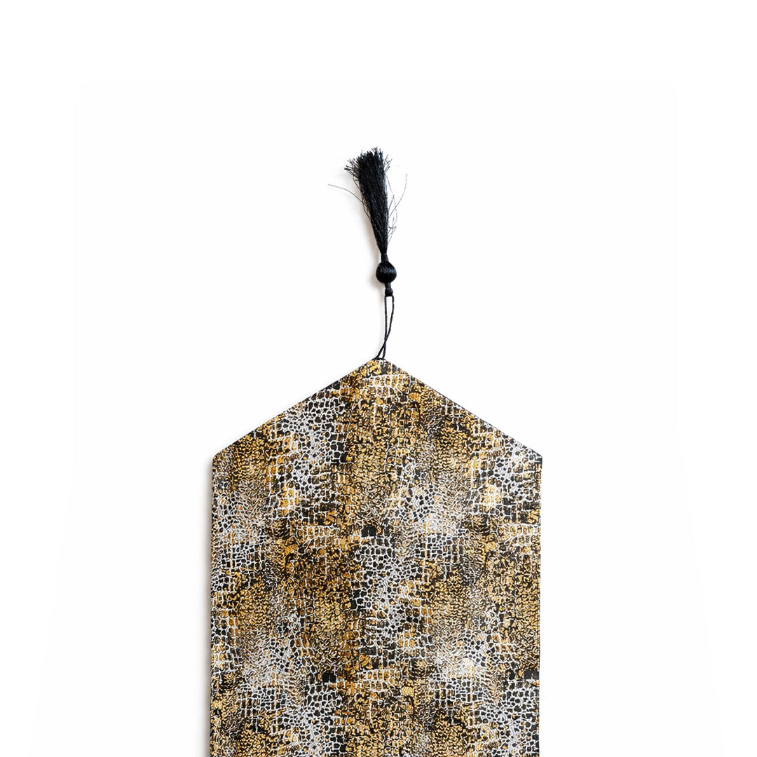 Chenille Damask Table Runner