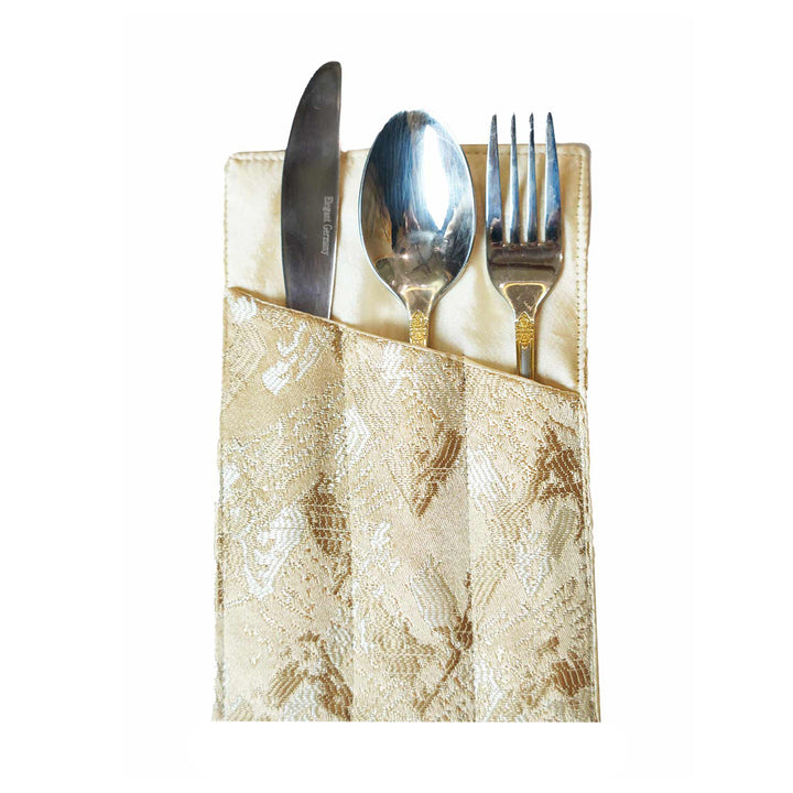 Gold Quartz Cutlery Holder