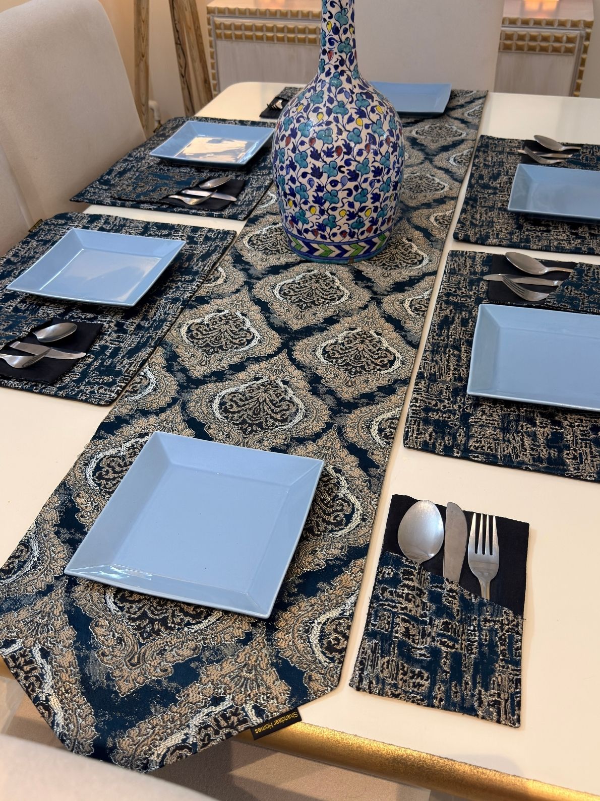 Sapphire Royale Table Runner Set