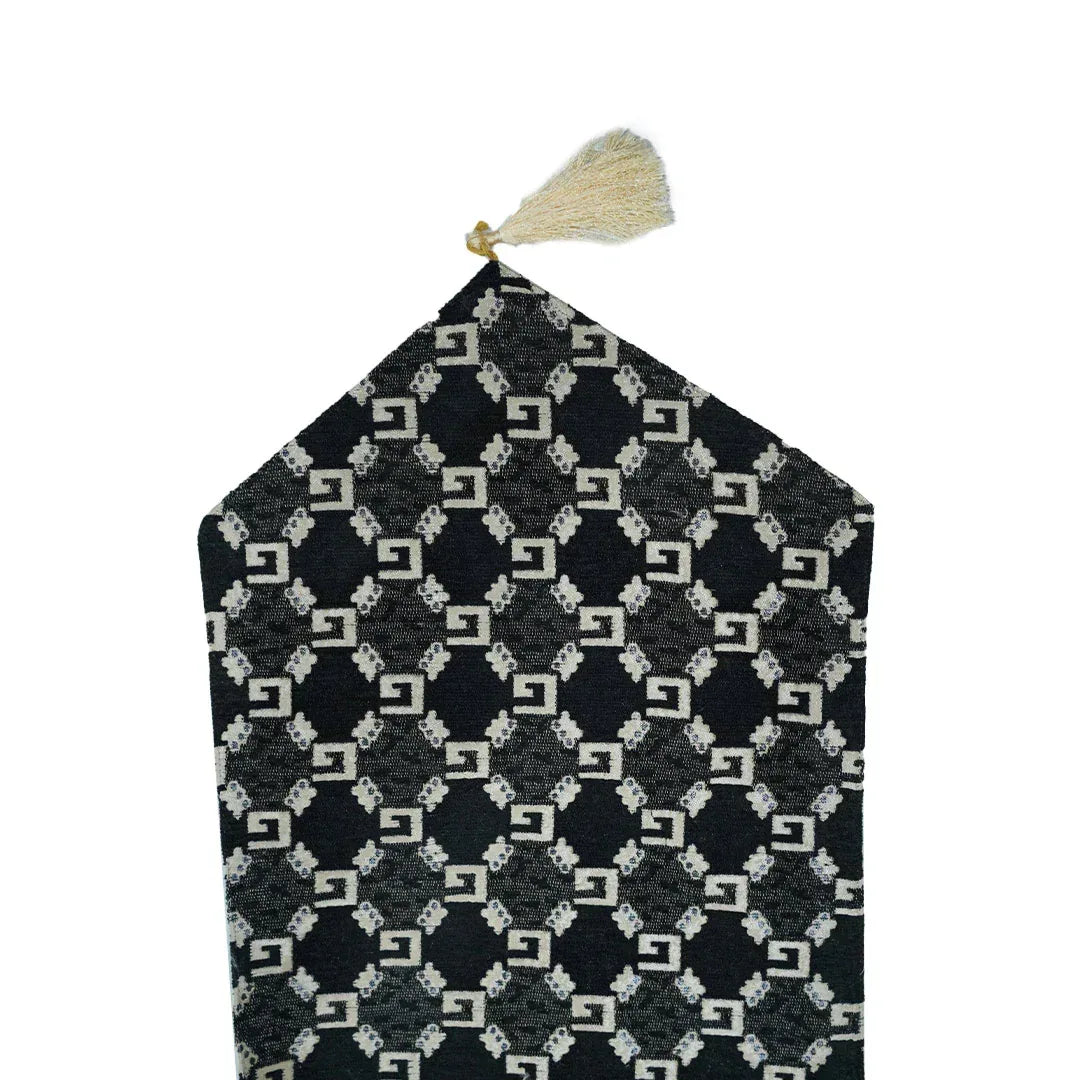 Black Velvet Table Runner Set - Shandaar Homes