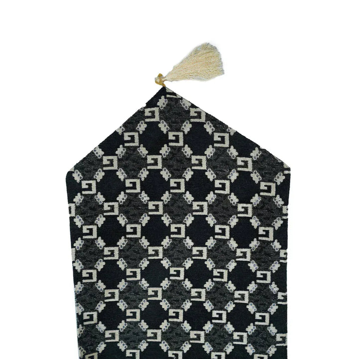 Black Velvet Table Runner Set - Shandaar Homes