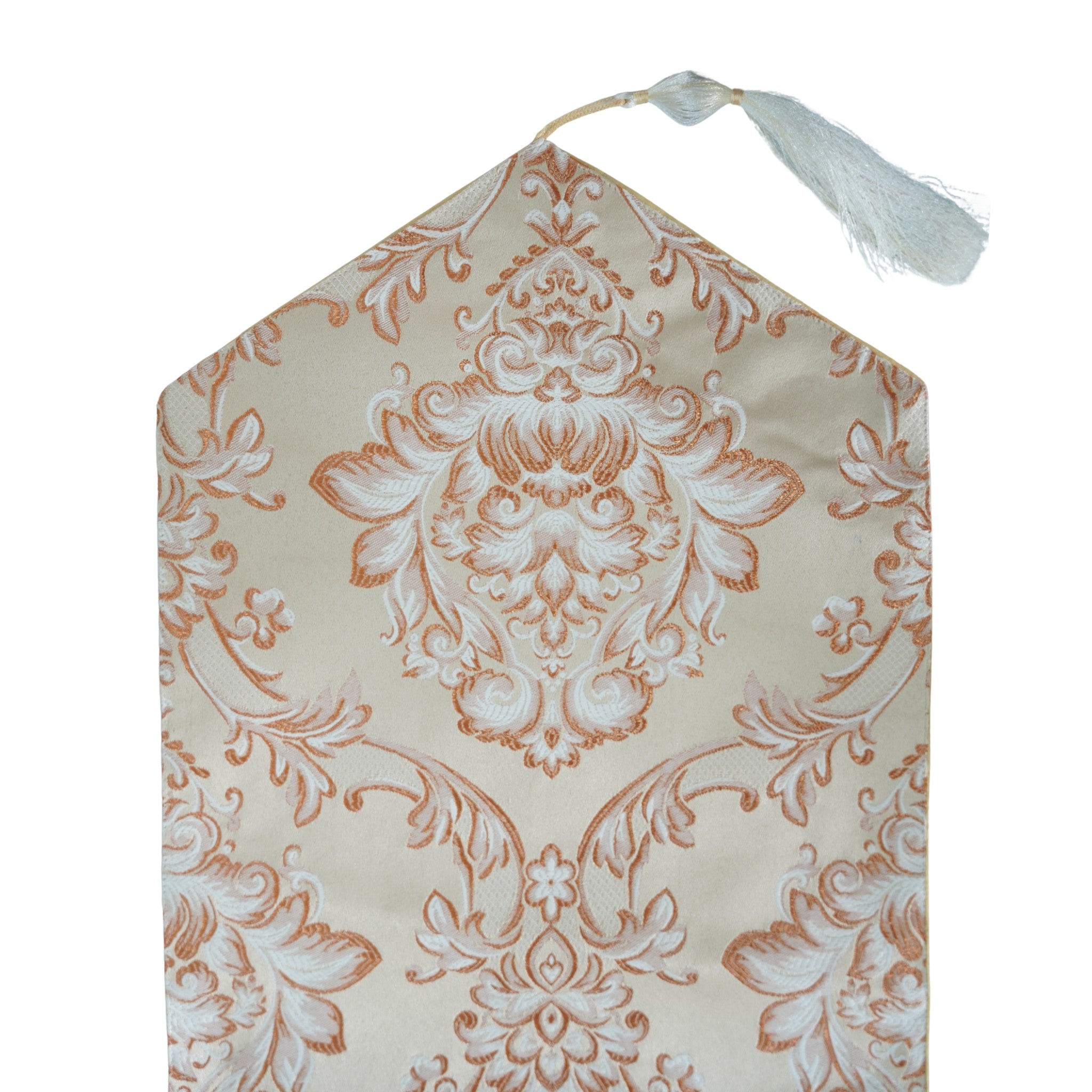 Pink Golden Damask Runner