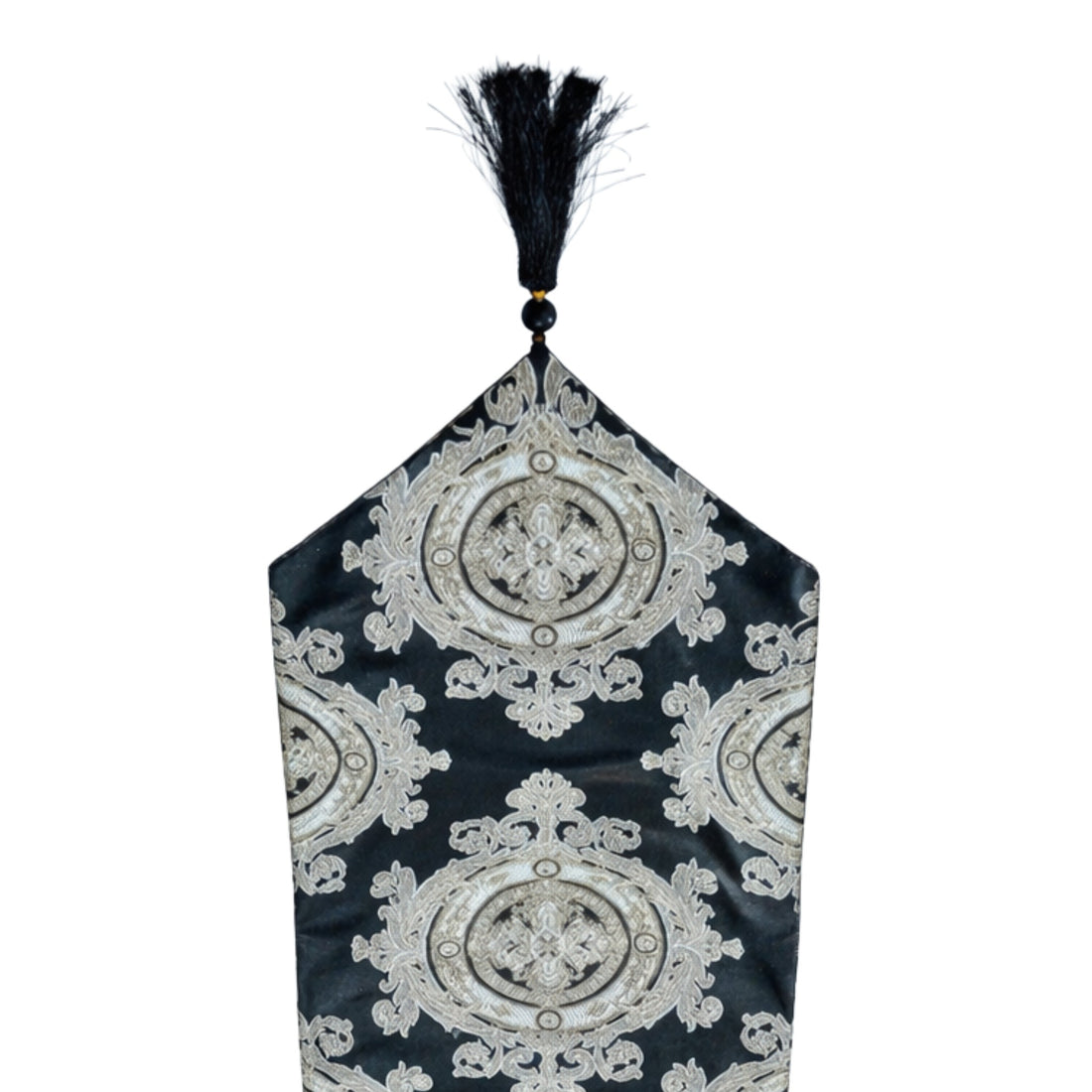 Crown Gold Black Table Runner