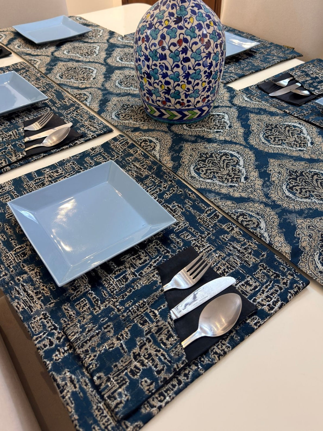 Sapphire Royale Table Runner Set