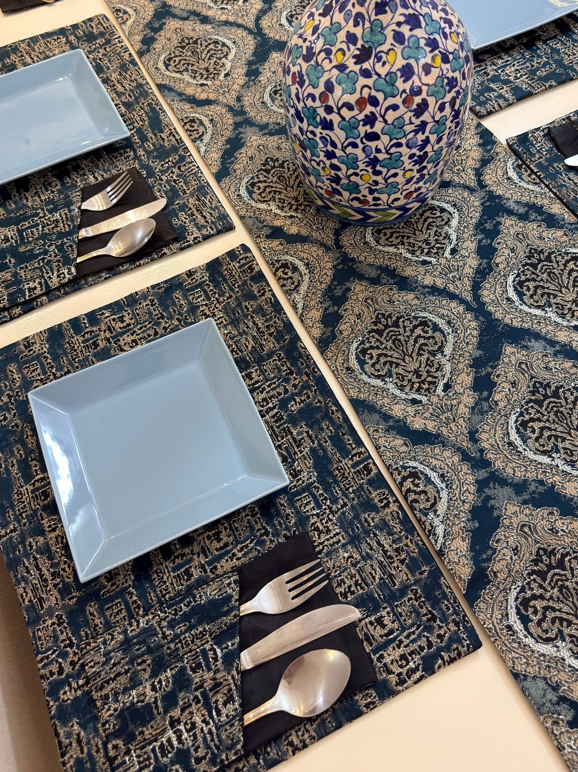 Sapphire Royale Table Runner Set
