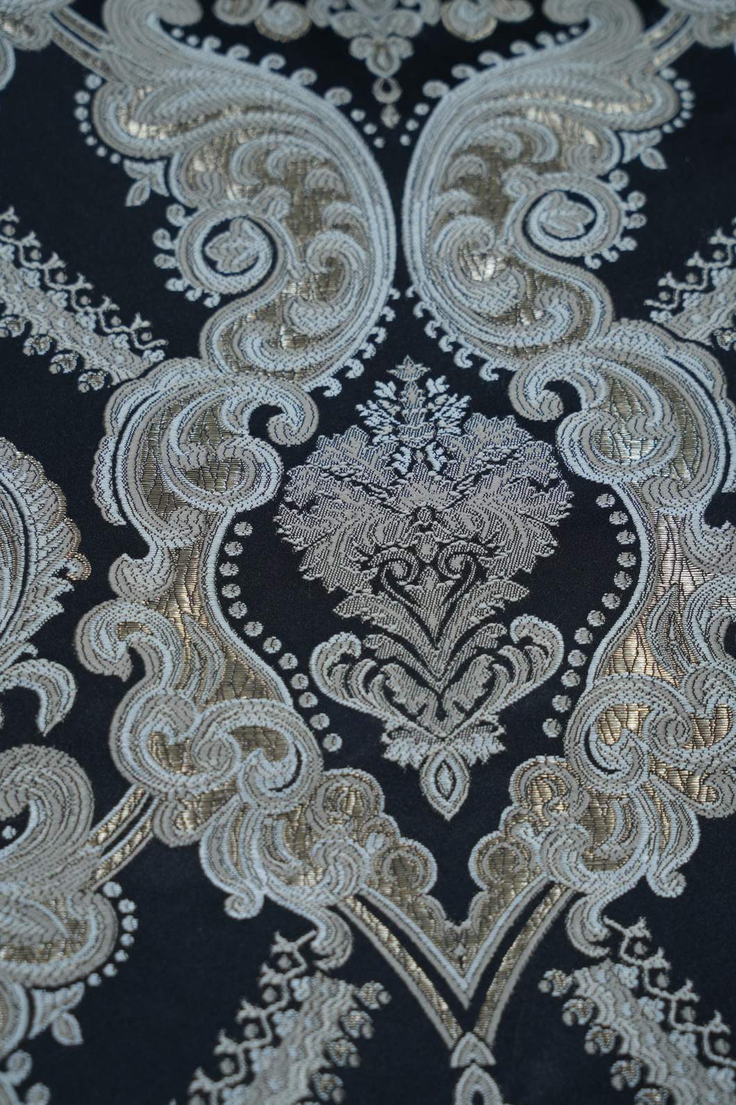 Baroque Black Gold Cutlery Holder