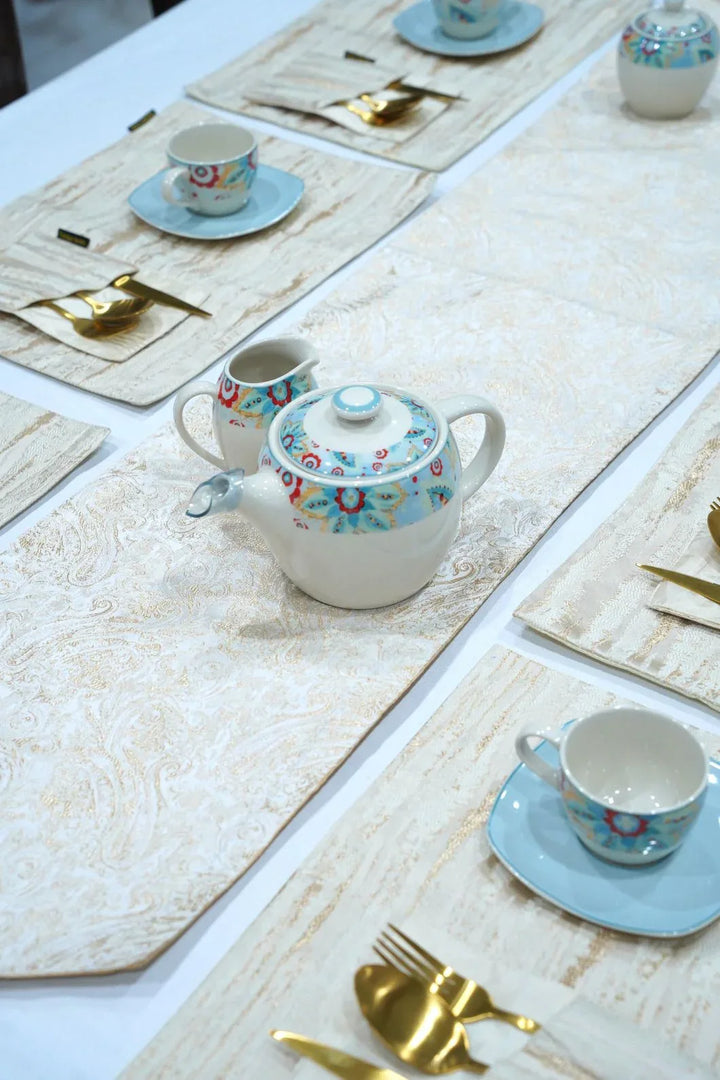 Gold Crafted Table Runner - Shandaar Homes
