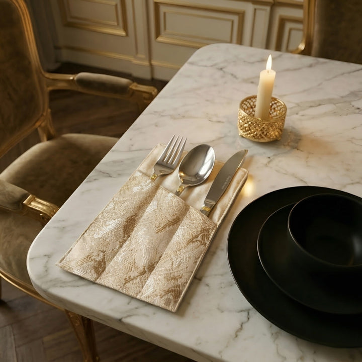 Elysian Gold Cutlery Holder