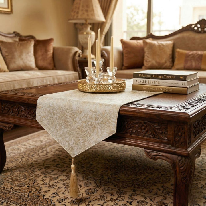 Gold Crafted Table Runner