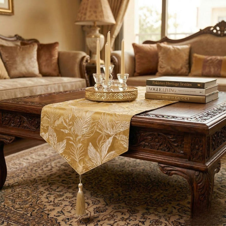 Gold Quartz Table Runner