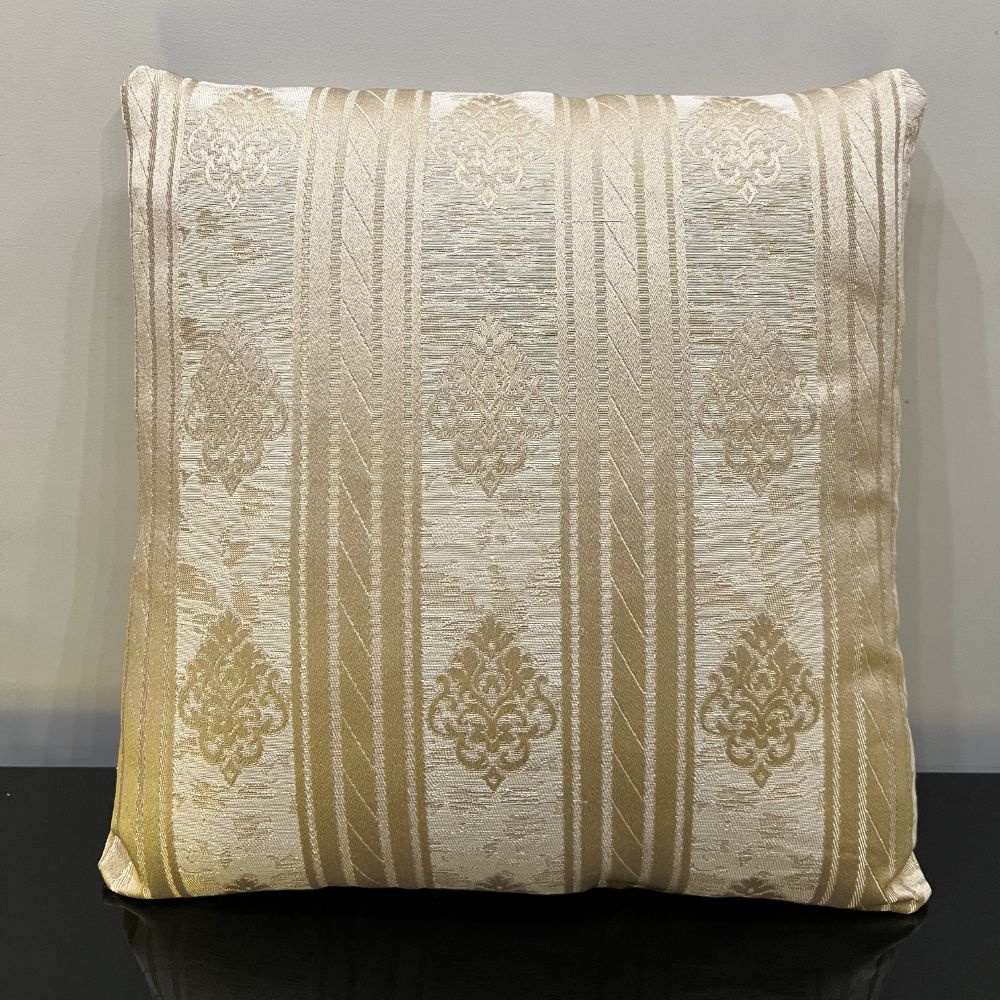 Gold Regency Stripe Cushion Cover