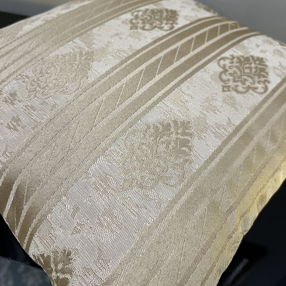 Gold Regency Stripe Cushion Cover