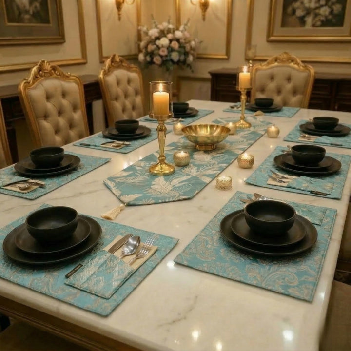 Imperial Seafoam Table Runner Set