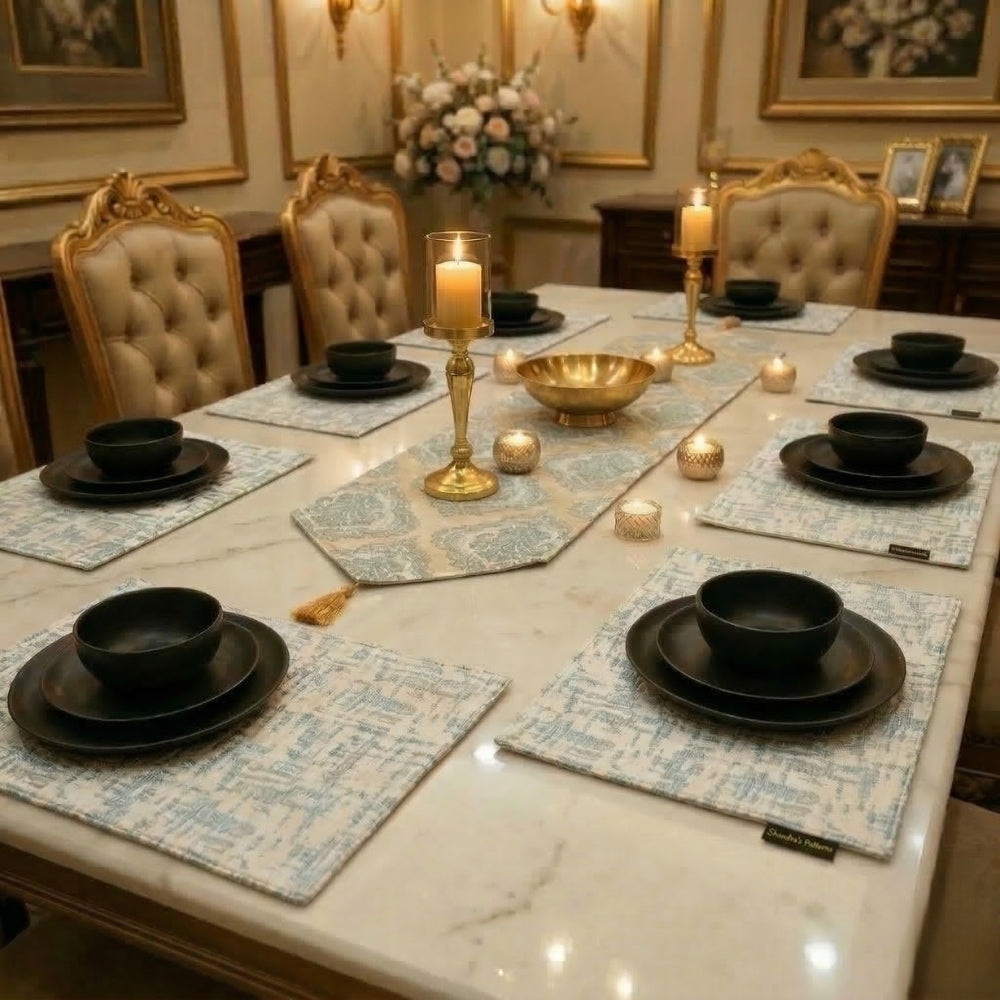 Platinum Skyline Table Runner Set