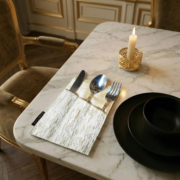 Soft Gold Cutlery Holder